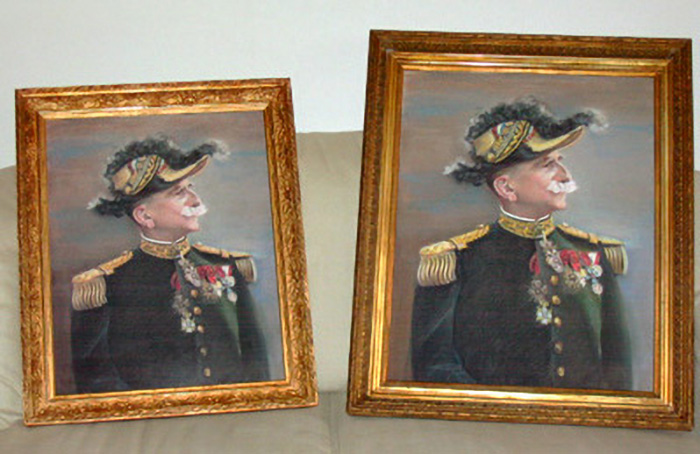 Reproduction d'un pastel à l'atelier